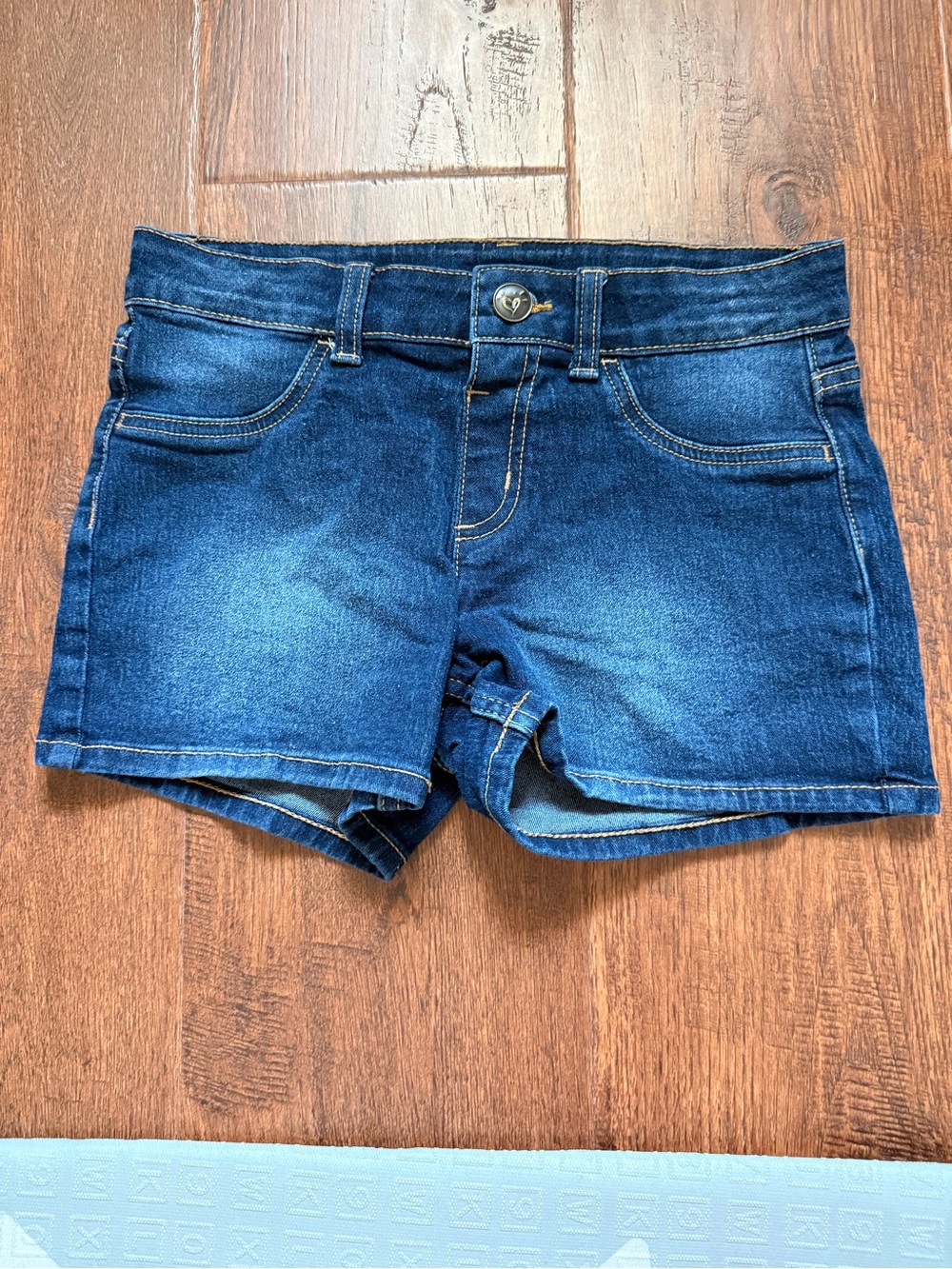 Justice Denim Jean Shorts Dark Wash Size L (12-14)